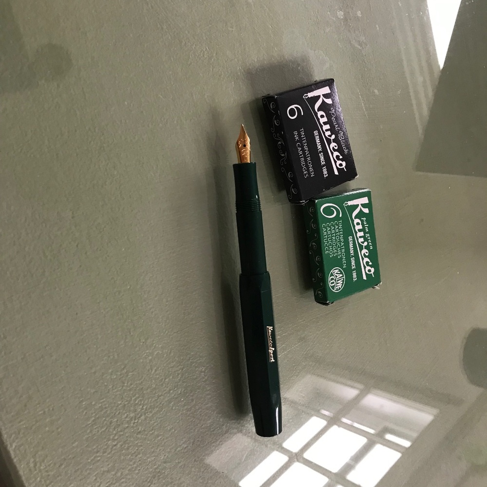 Kaweco Classic Sport Fountain Pen - Green - Fine